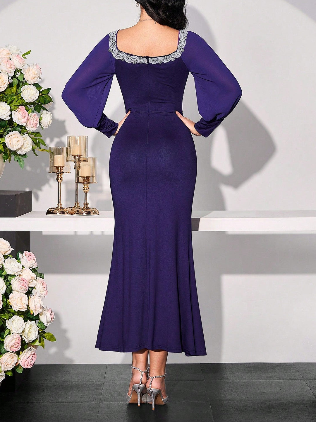 Rochie midi Shein, mov