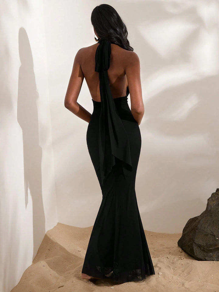 Rochie maxi SHEIN, negru