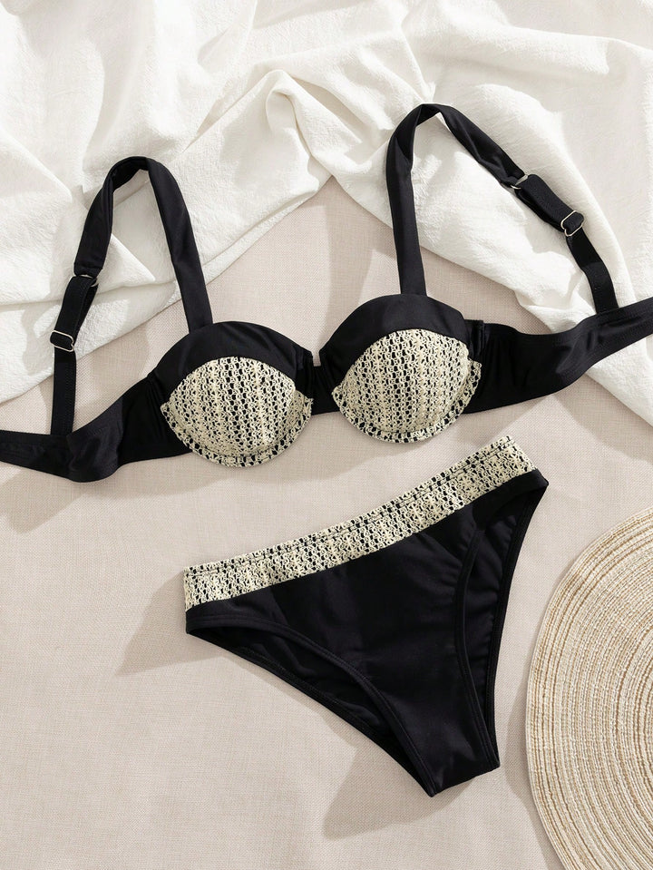 Set bikini SHEIN, mix culori