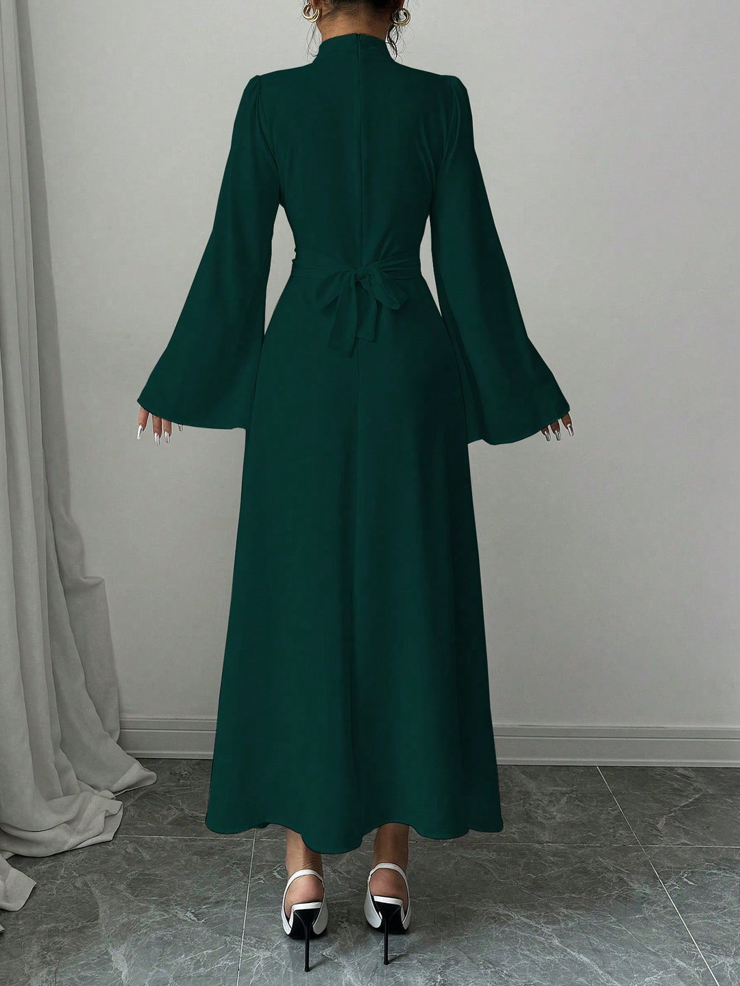 Rochie maxi SHEIN, verde