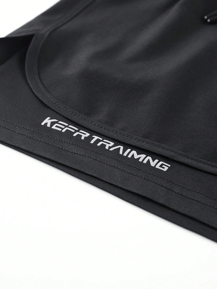 Pantaloni scurți SHEIN, negru