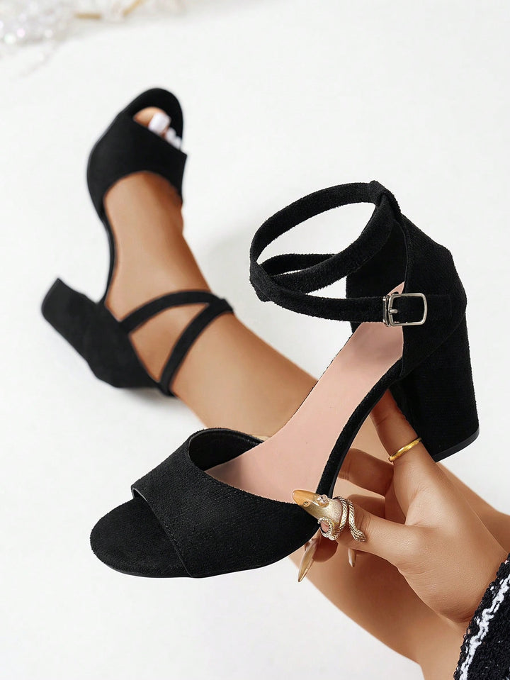 Sandale SHEIN, negru