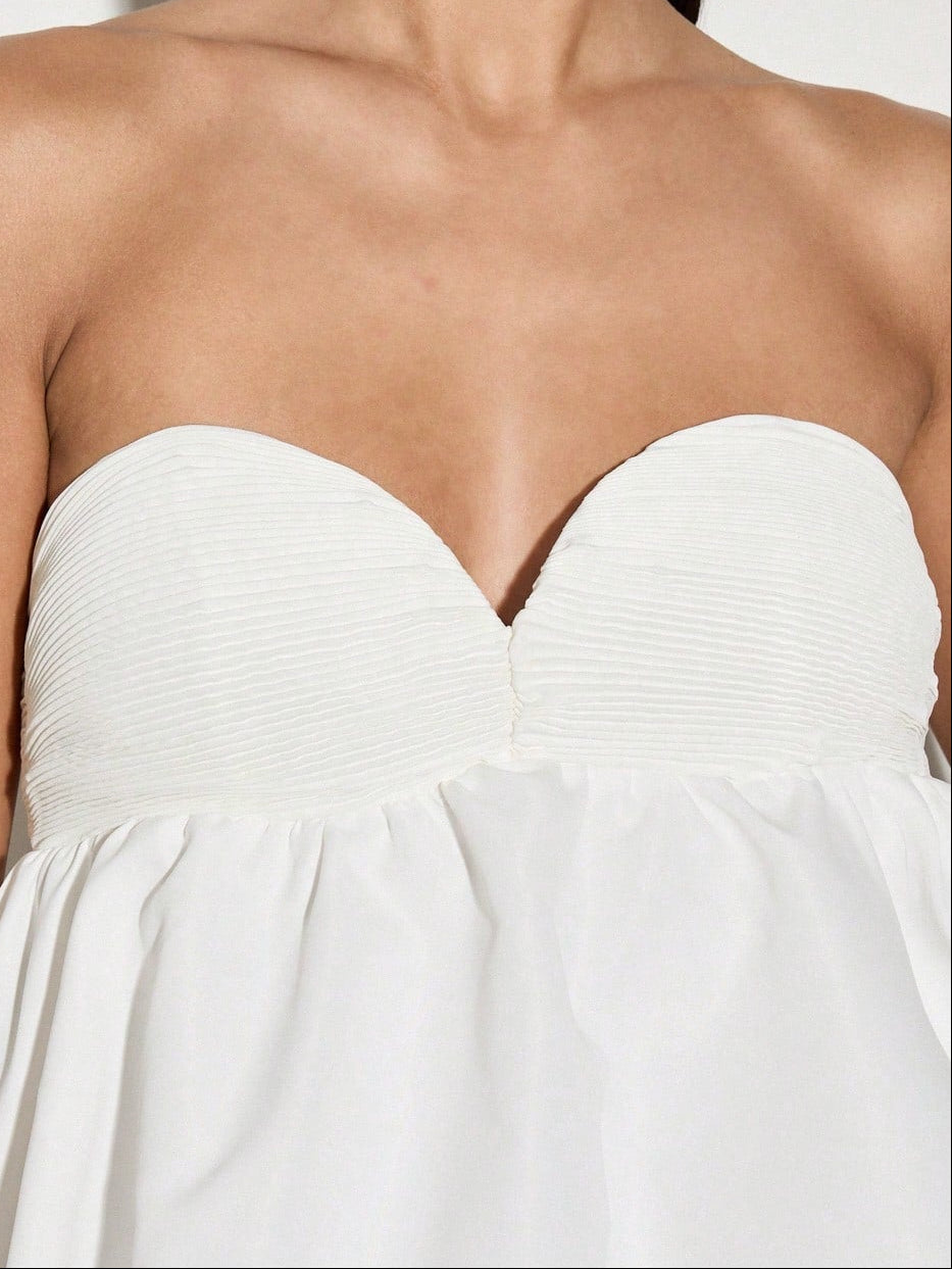 Top SHEIN, alb