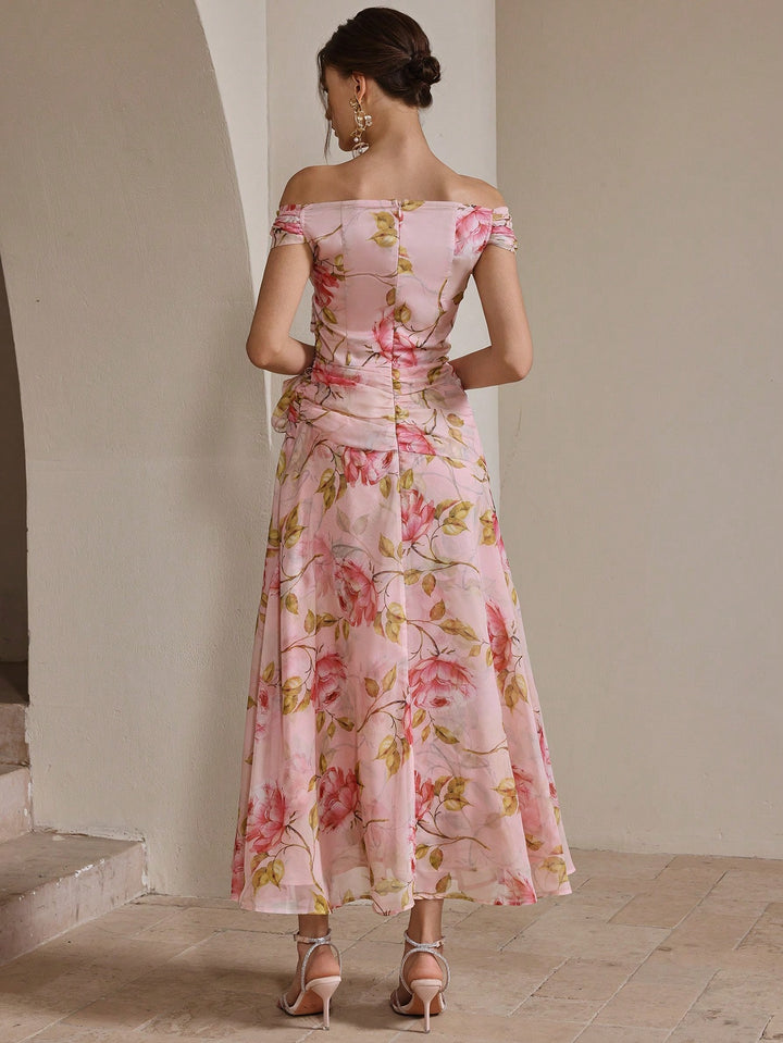 Rochie maxi SHEIN, roz