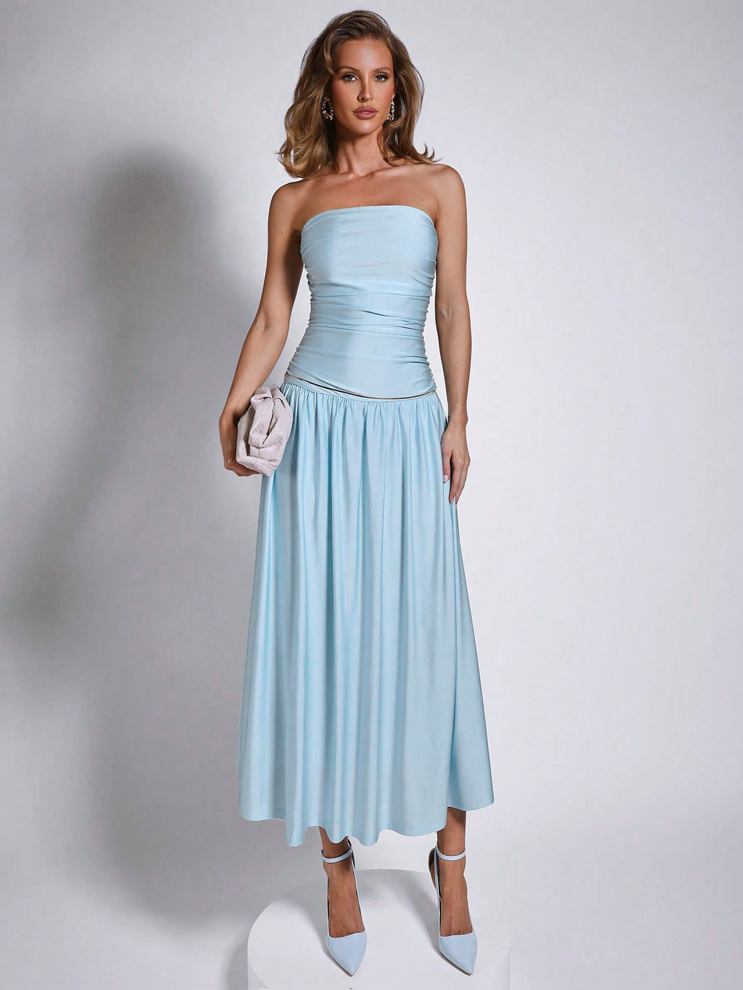 Rochie maxi SHEIN, albastru