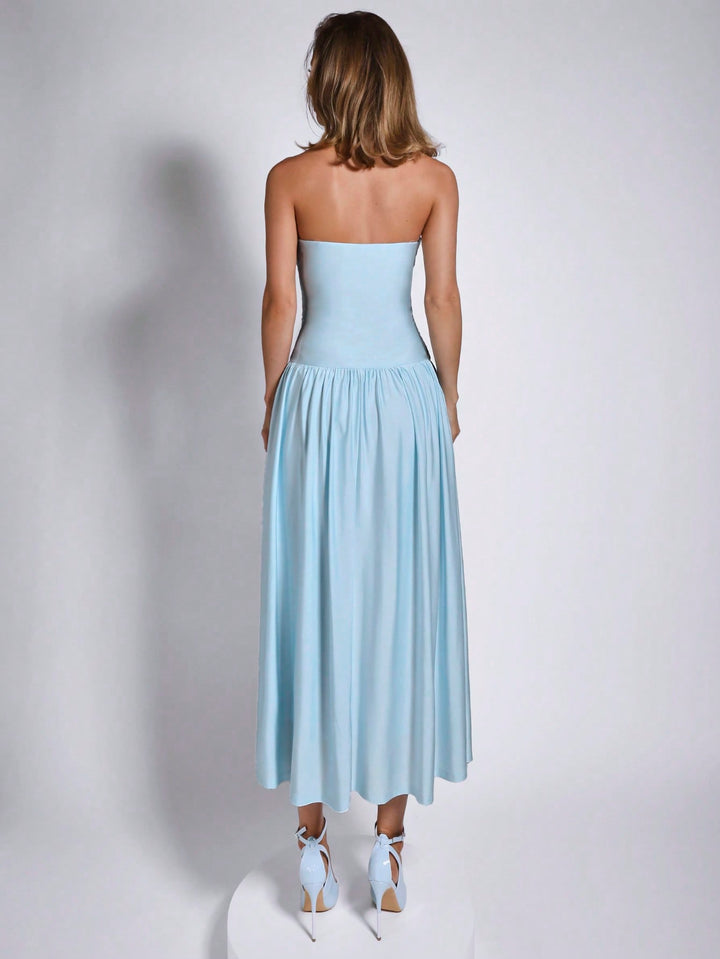 Rochie maxi SHEIN, albastru