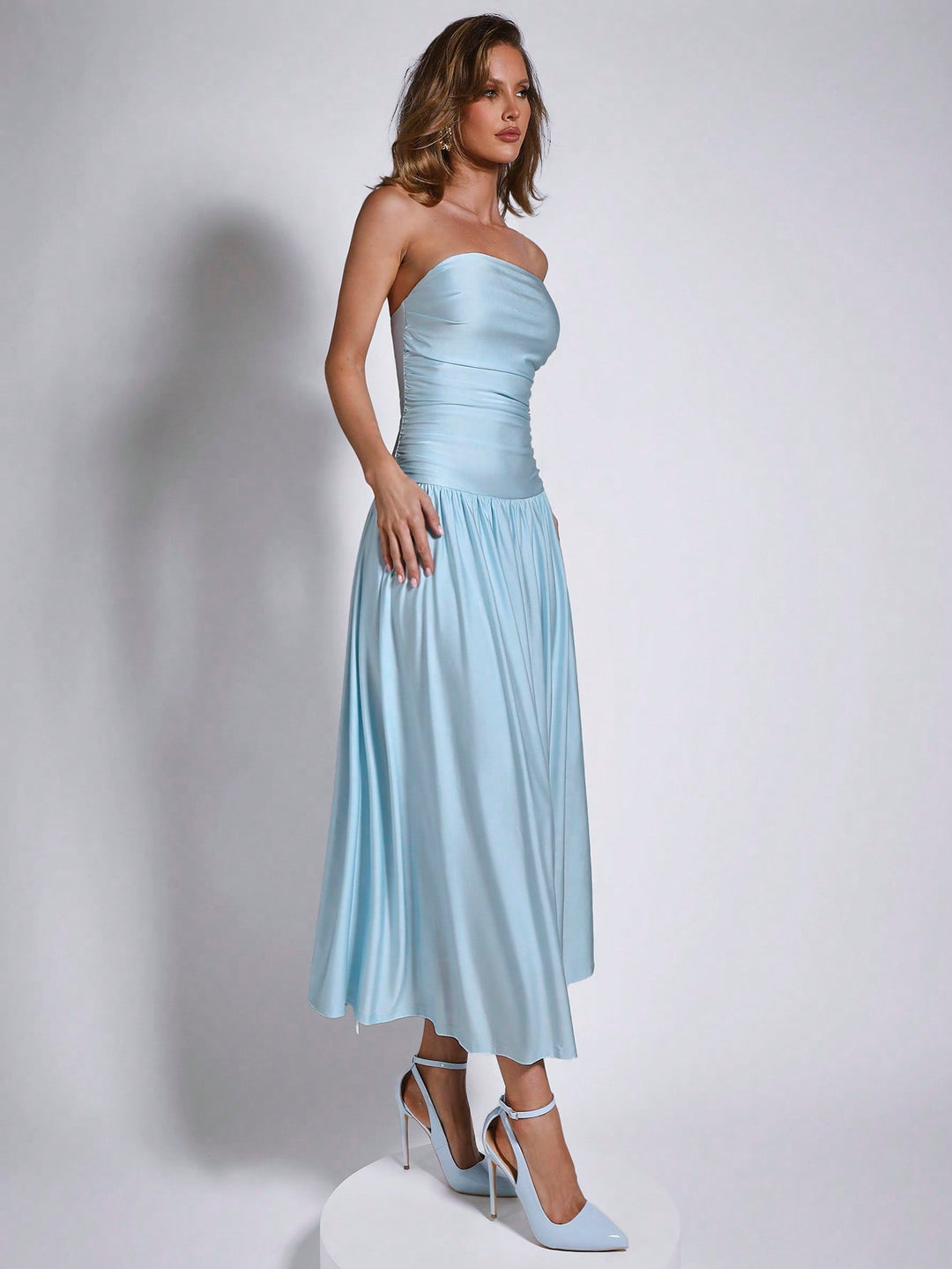Rochie maxi SHEIN, albastru