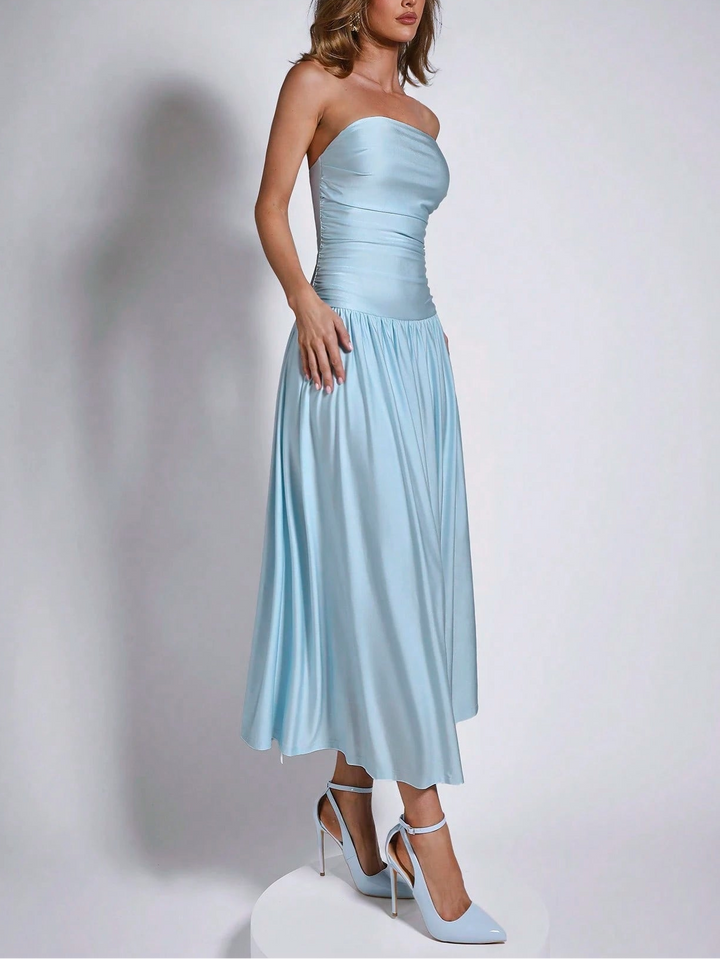 Rochie maxi SHEIN, albastru