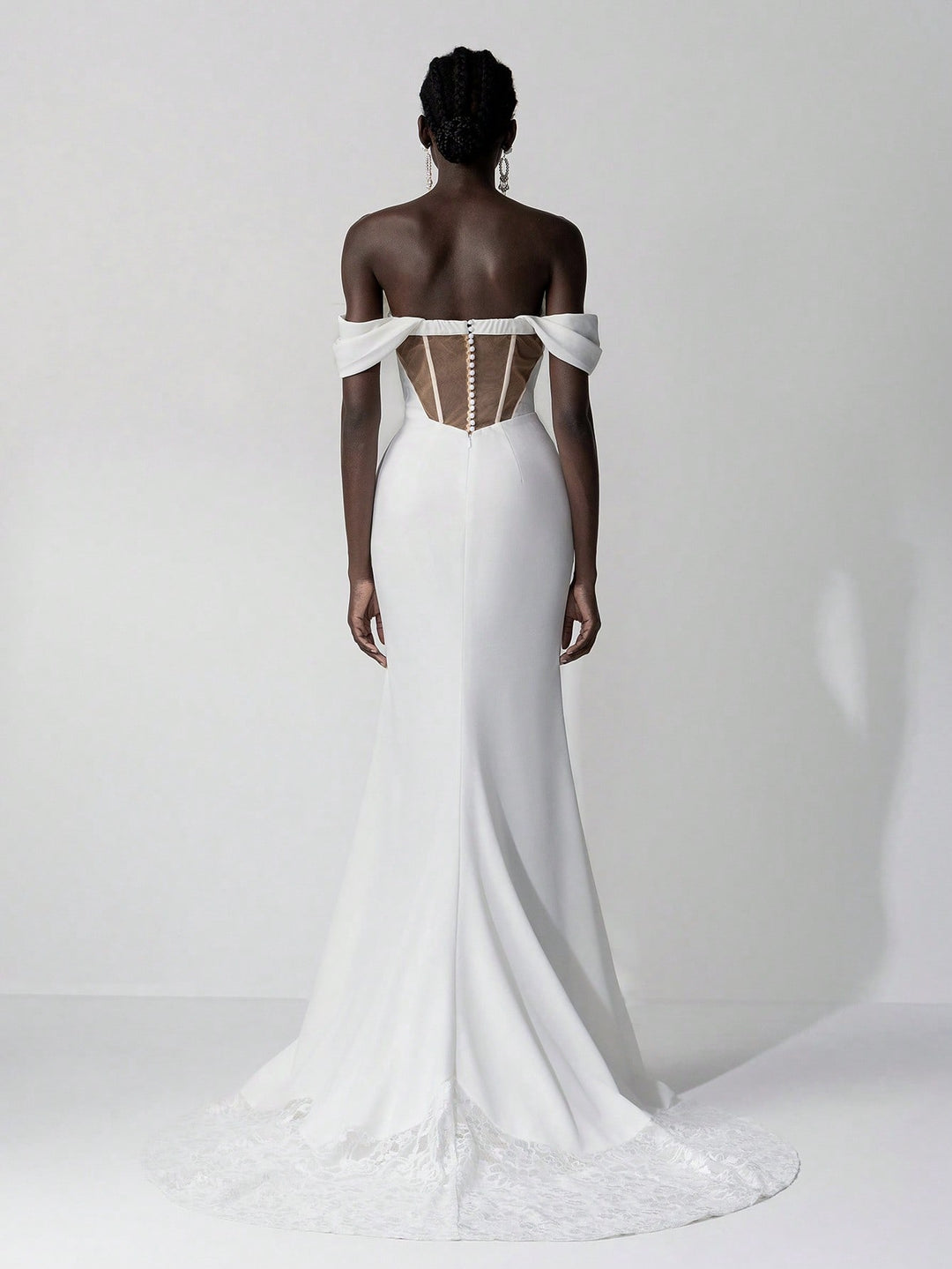 Rochie de mireasă SHEIN, bej