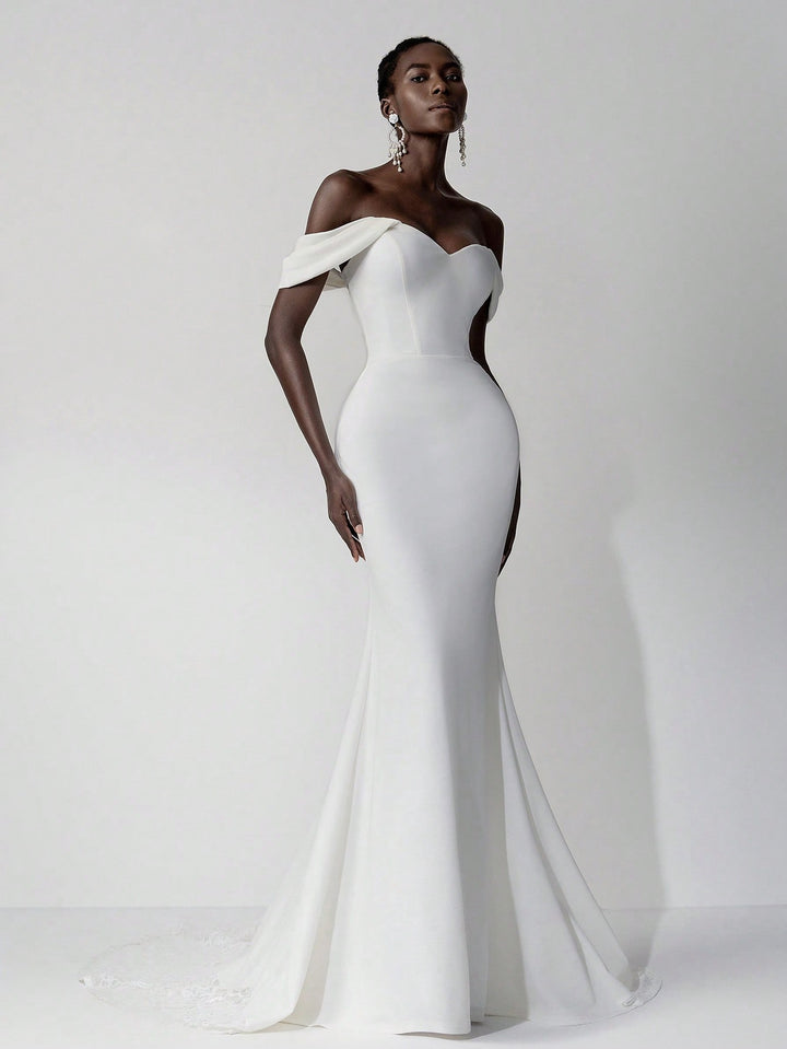 Rochie de mireasă SHEIN, bej