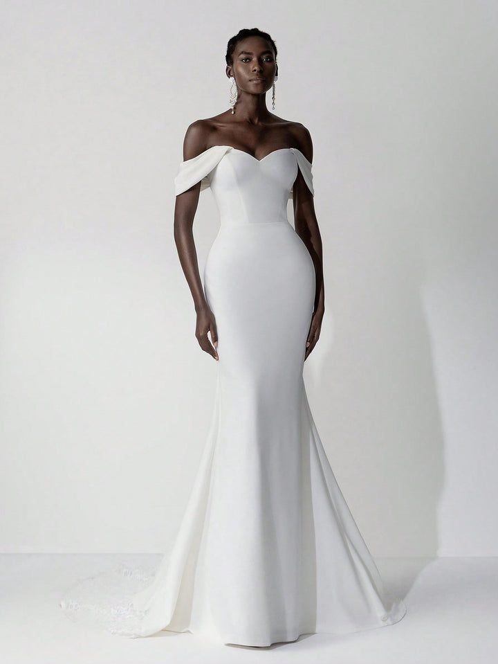 Rochie de mireasă SHEIN, bej