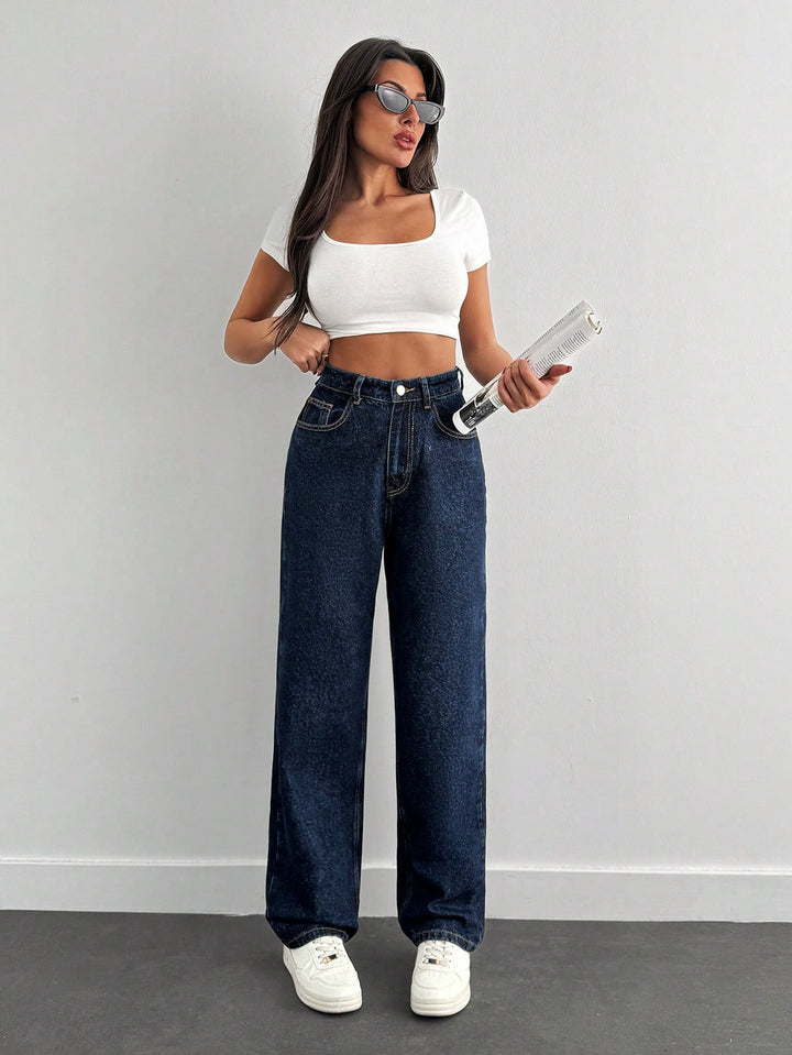 Jeans SHEIN, albastru