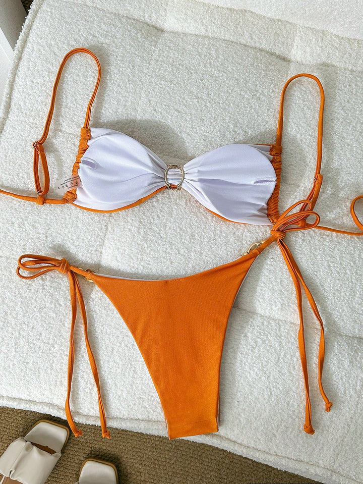 Slip SHEIN, portocaliu