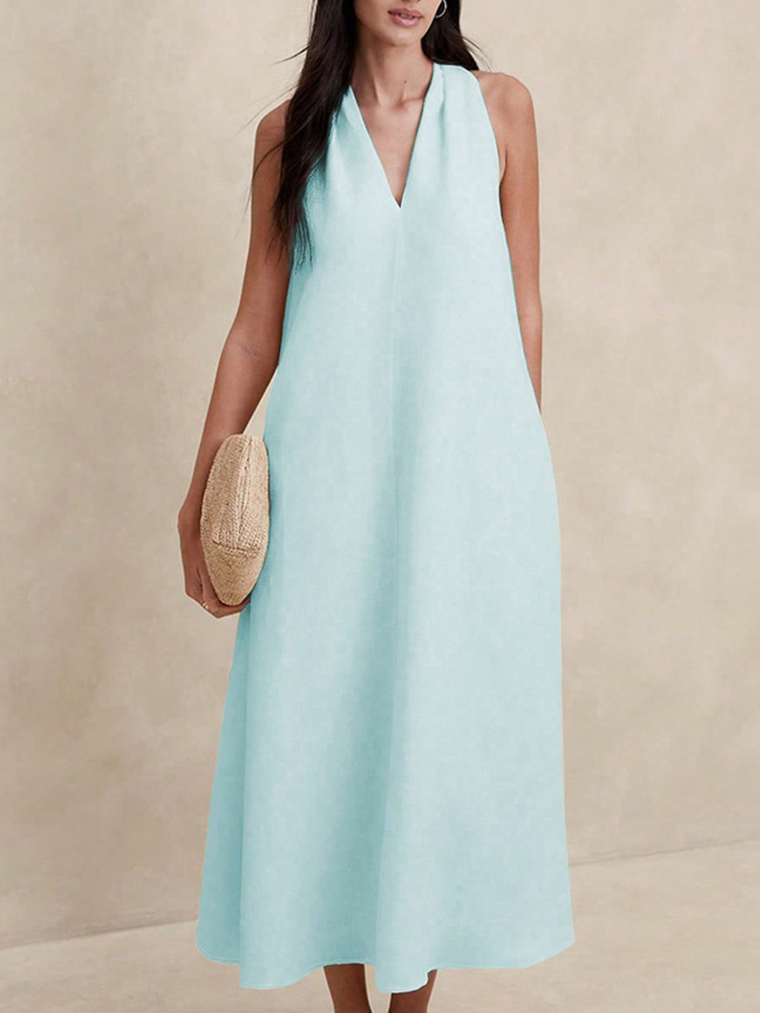 Rochie maxi SHEIN, albastru