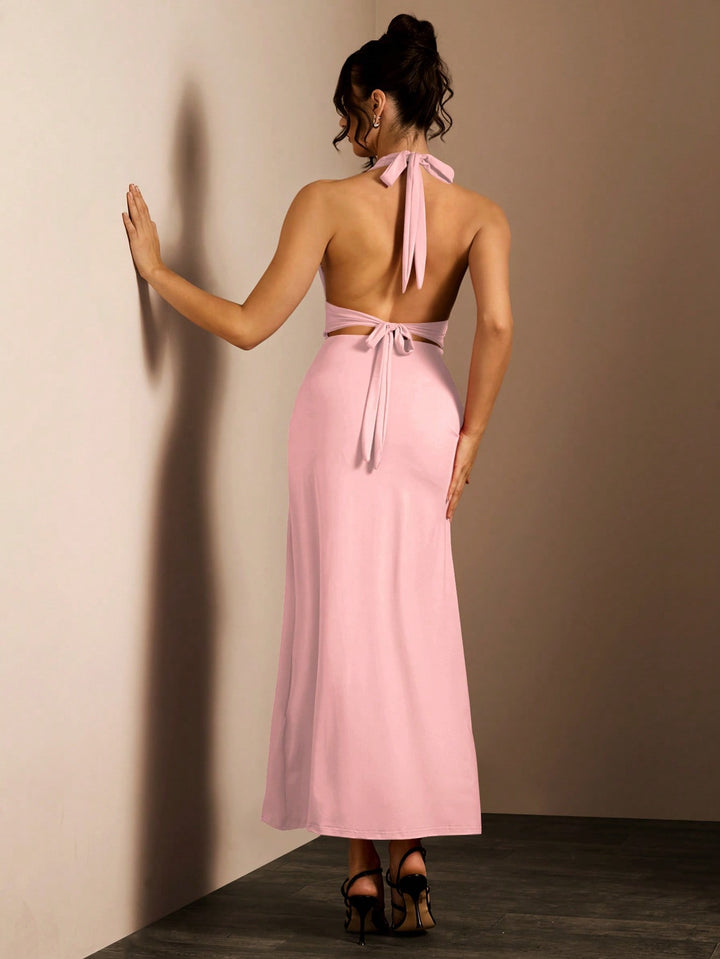 Rochie maxi SHEIN, roz