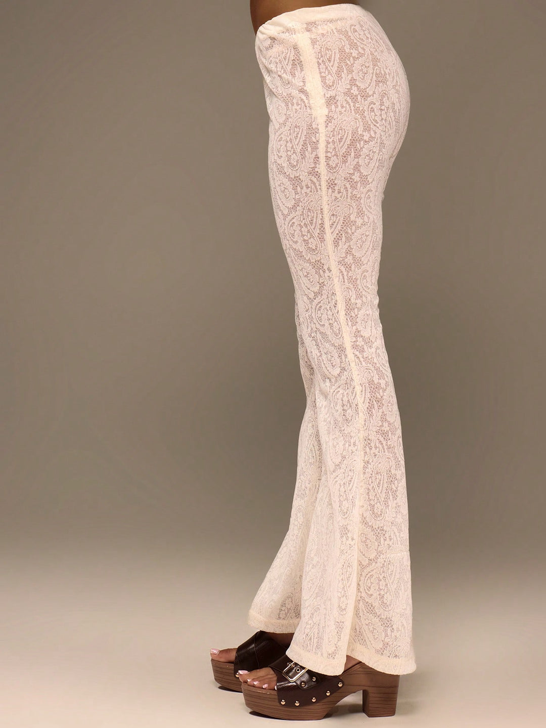 Pantaloni SHEIN, crem