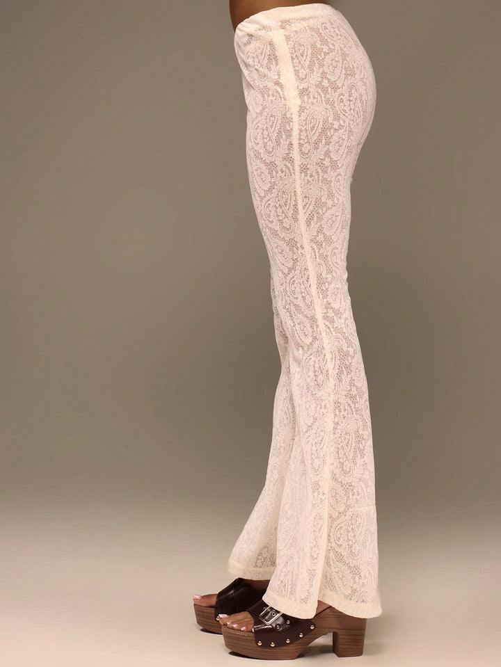 Pantaloni SHEIN, crem