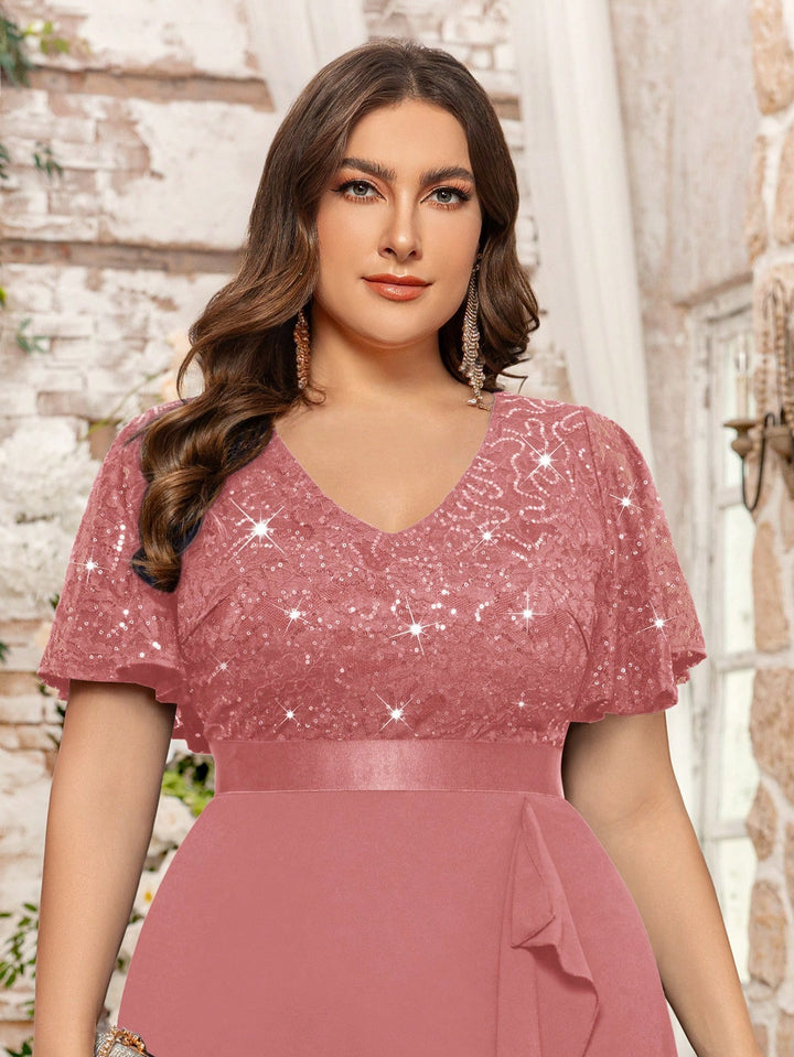 Rochie de ocazie SHEIN, roz