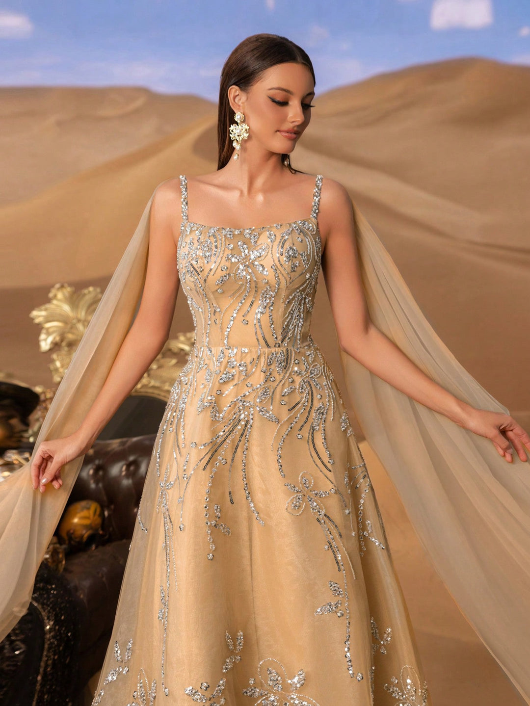 Rochie SHEIN, auriu