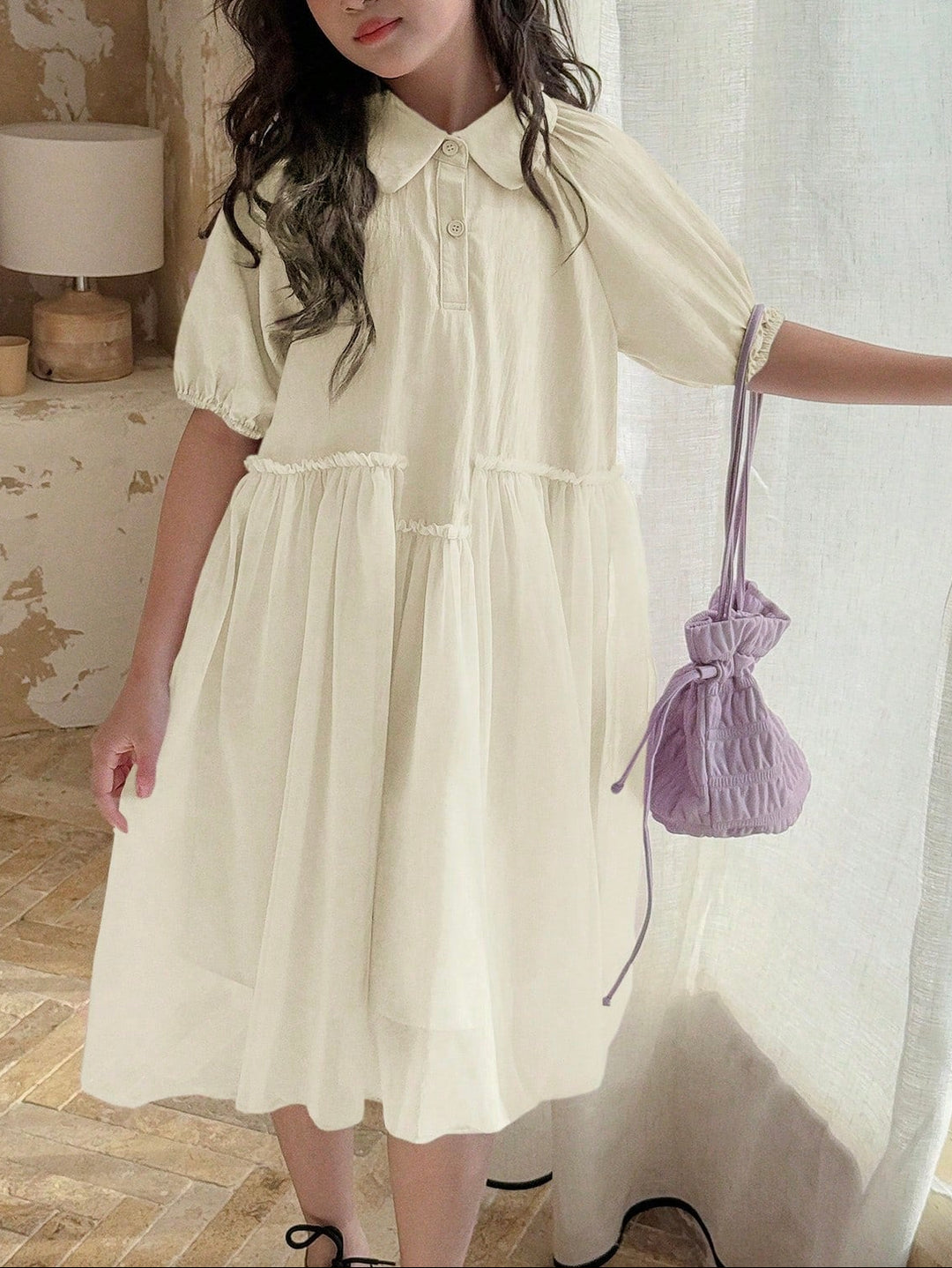 Rochie SHEIN, crem