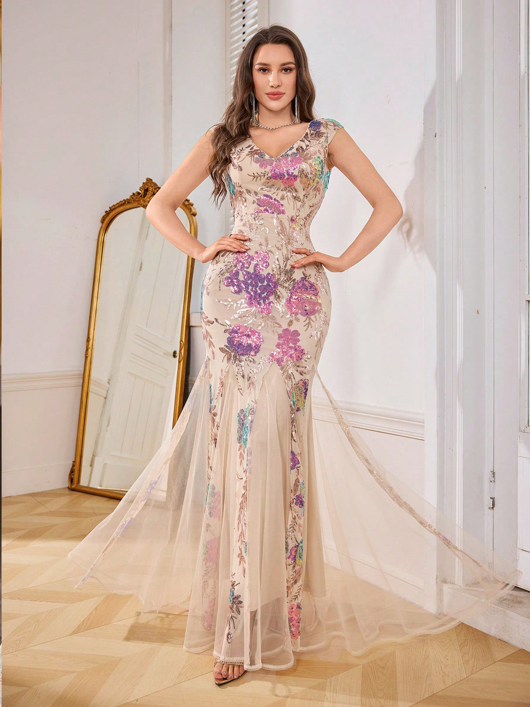 Rochie SHEIN, bej