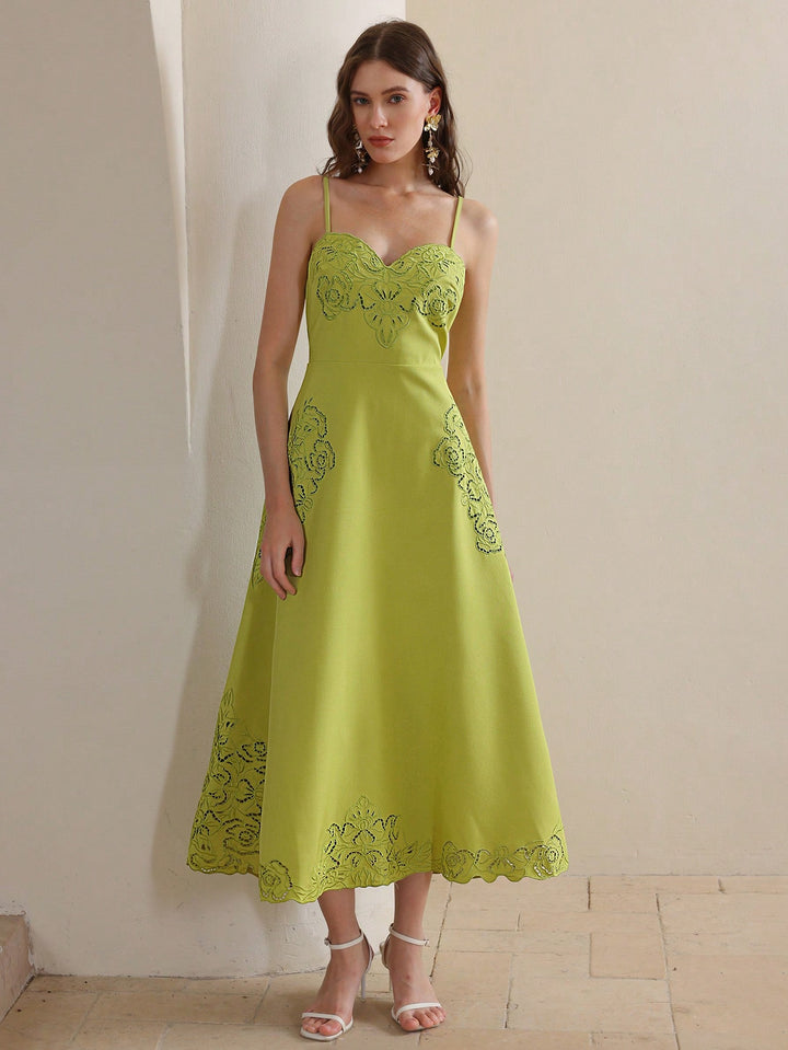 Rochie midi SHEIN, verde