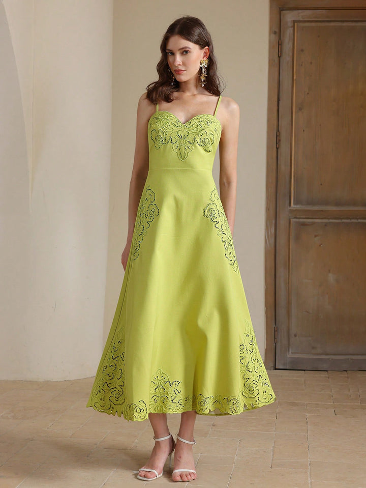 Rochie midi SHEIN, verde
