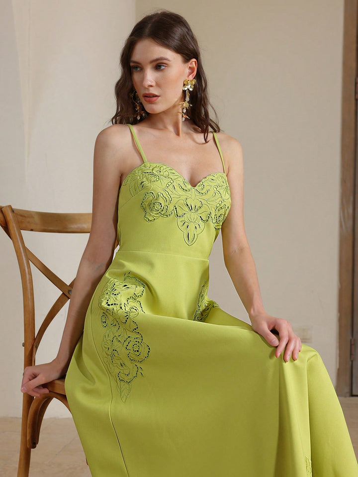 Rochie midi SHEIN, verde