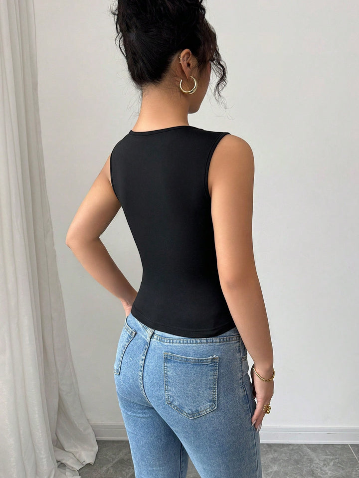 Top SHEIN, negru
