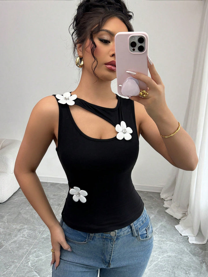 Top SHEIN, negru