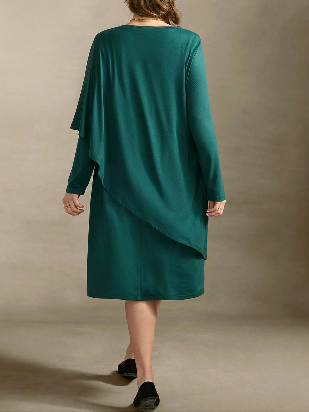Rochie midi SHEIN, verde