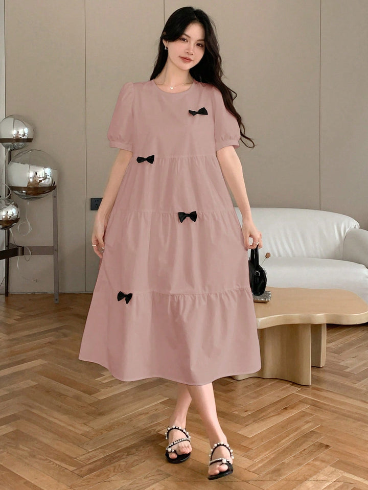 Rochie midi SHEIN, roz