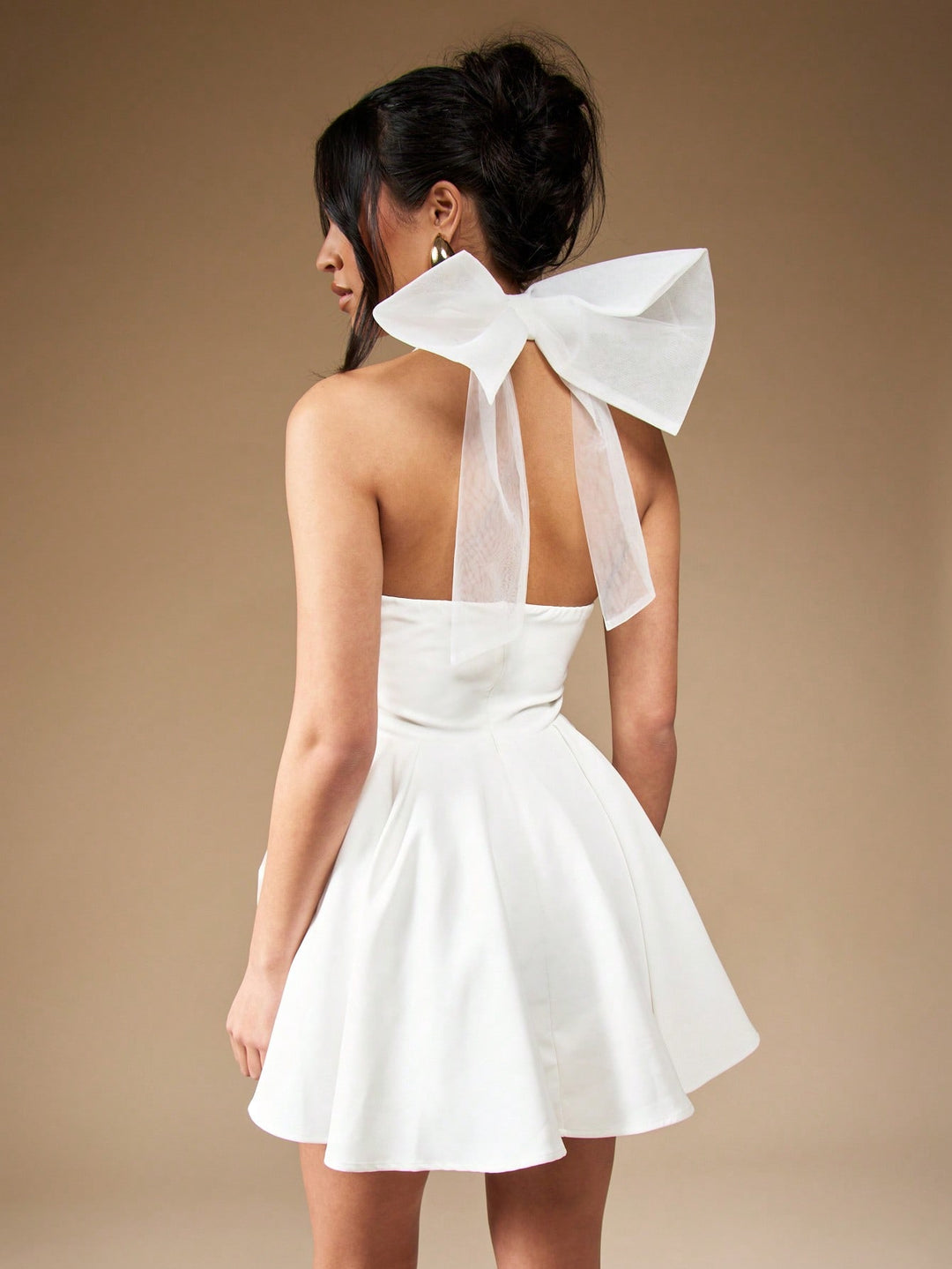 Rochie mini SHEIN, alb