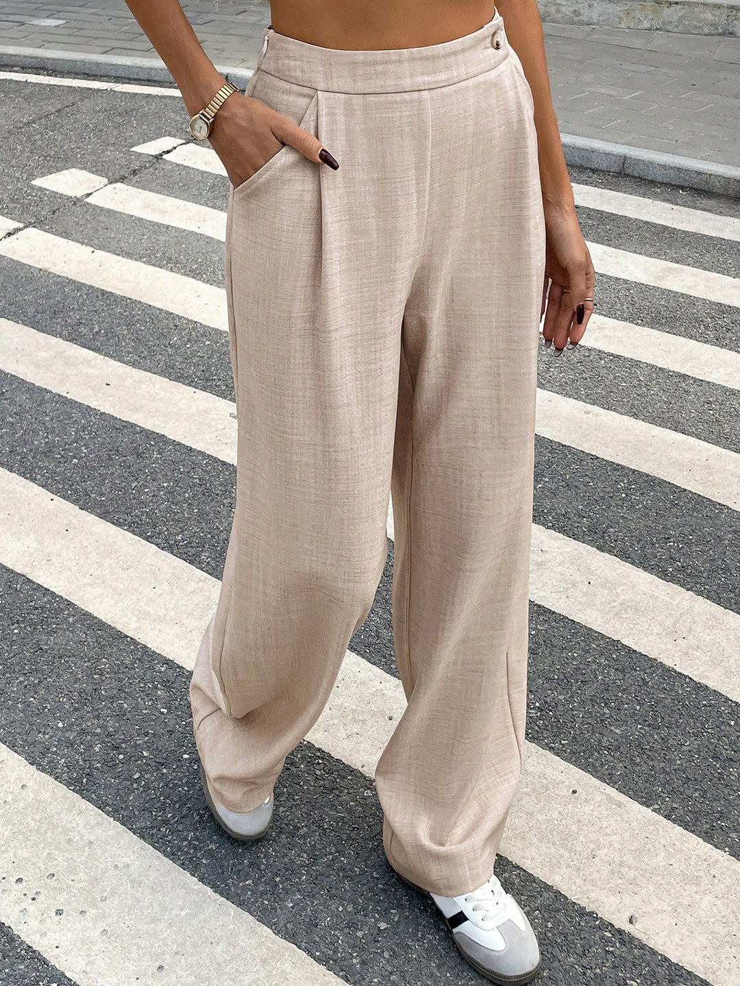Pantaloni SHEIN, portocaliu