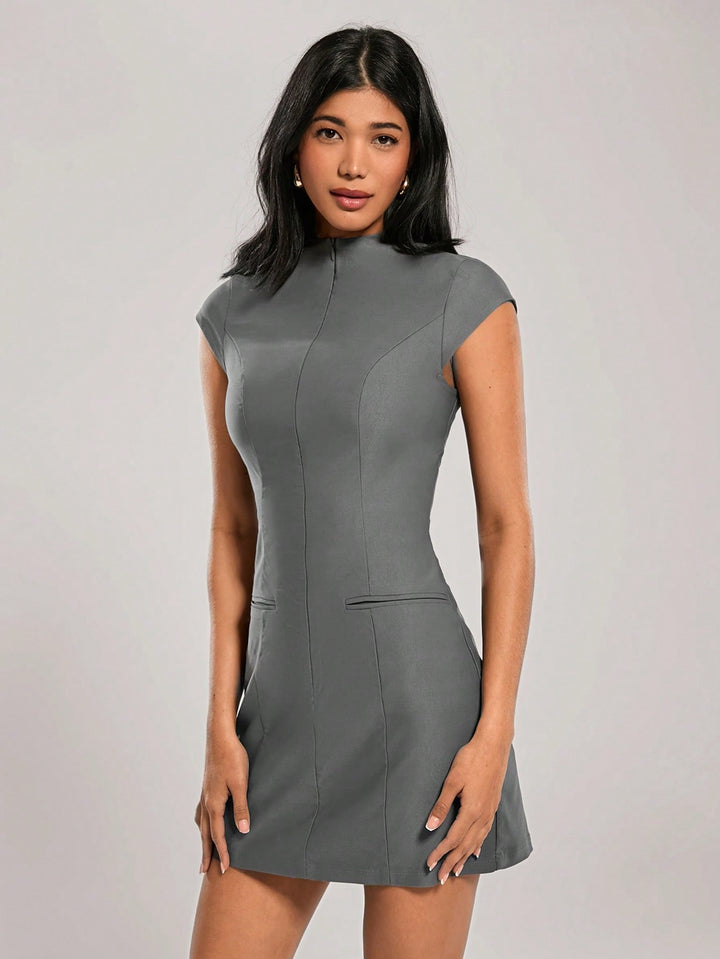 Rochie mini SHEIN, gri