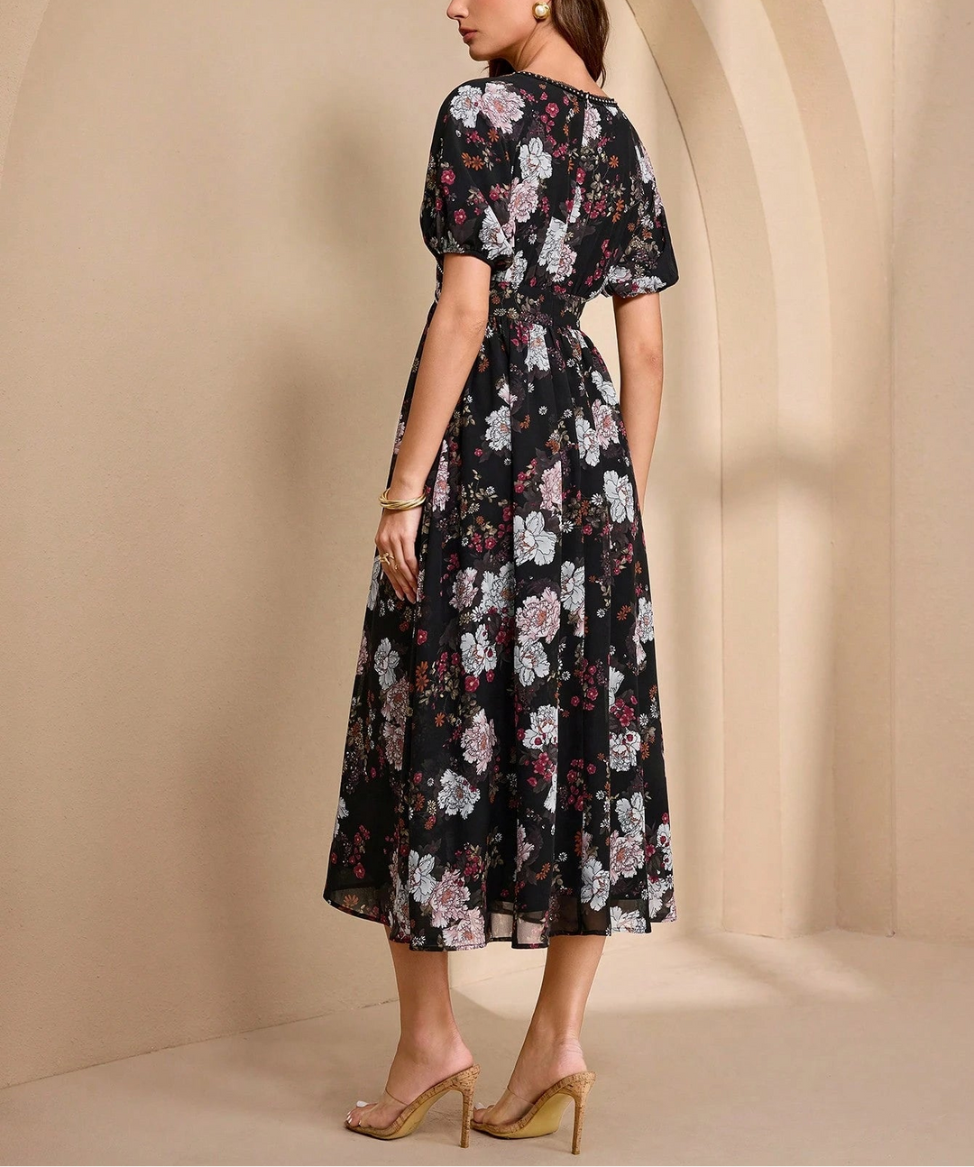 Rochie midi SHEIN, mix culori