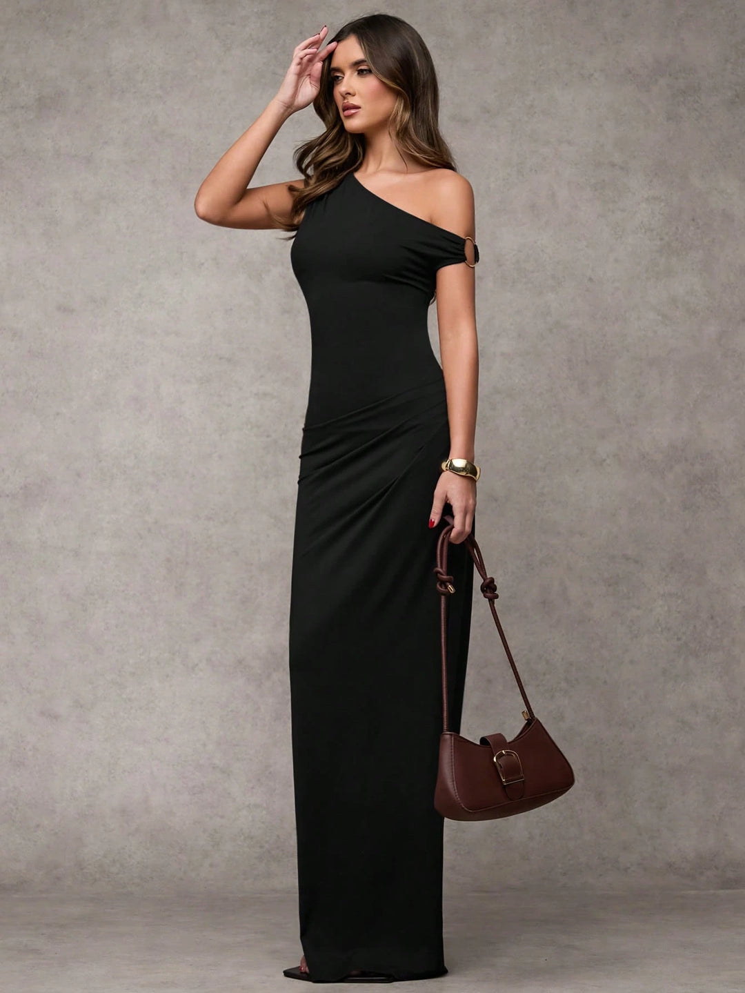Rochie maxi SHEIN, negru