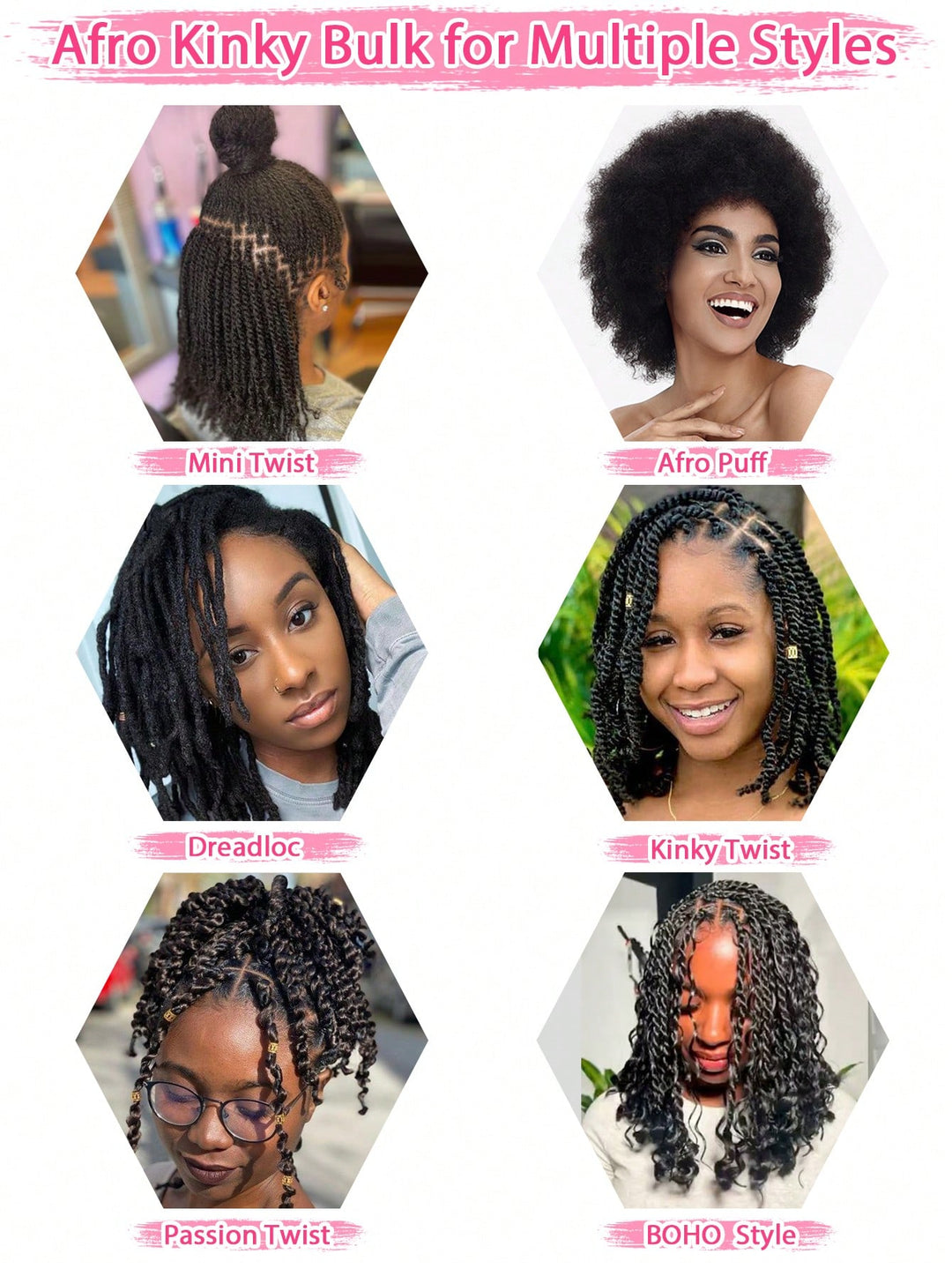 Extensie din păr natural SHEIN, negru