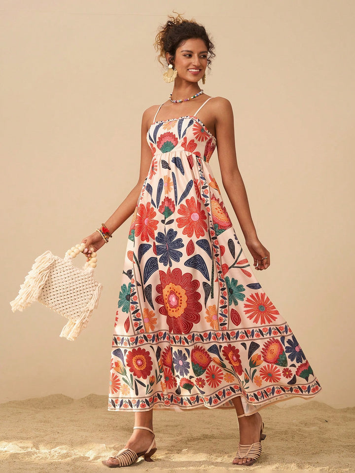 Rochie maxi SHEIN, mix culori