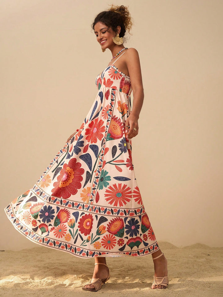 Rochie maxi SHEIN, mix culori