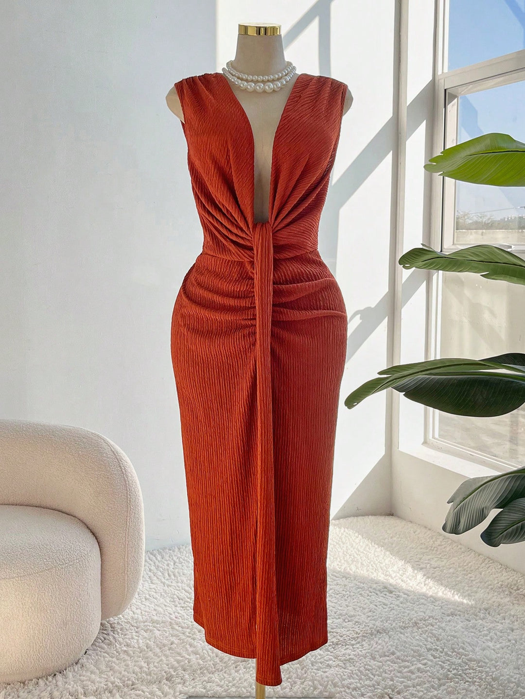 Rochie SHEIN, maro