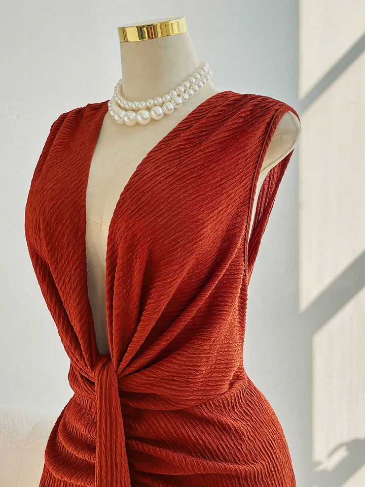 Rochie SHEIN, maro