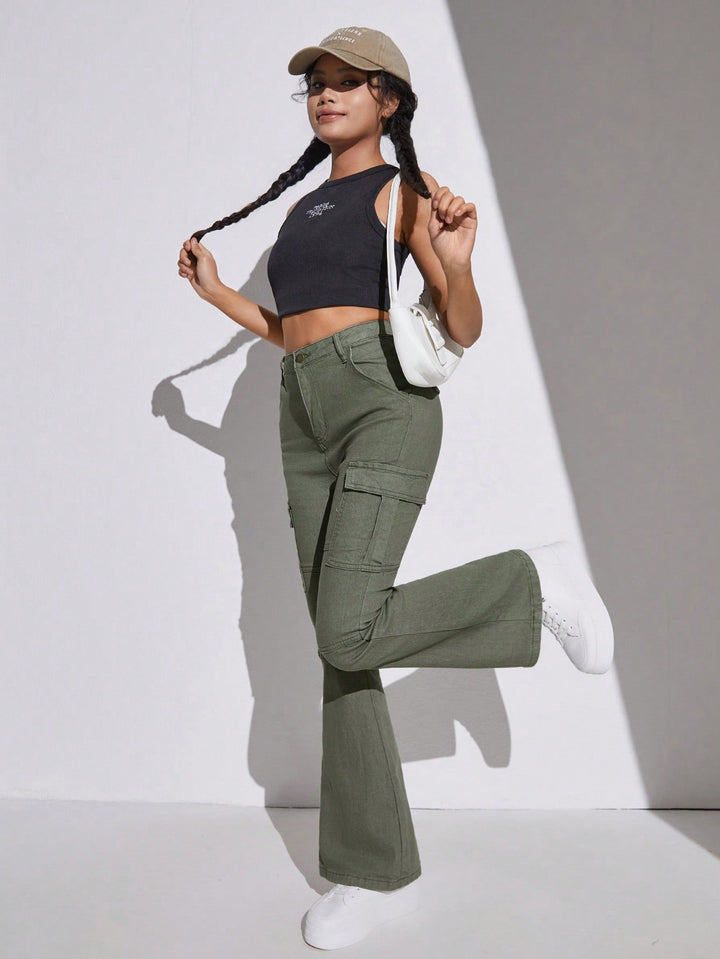 Jeans SHEIN, kaki