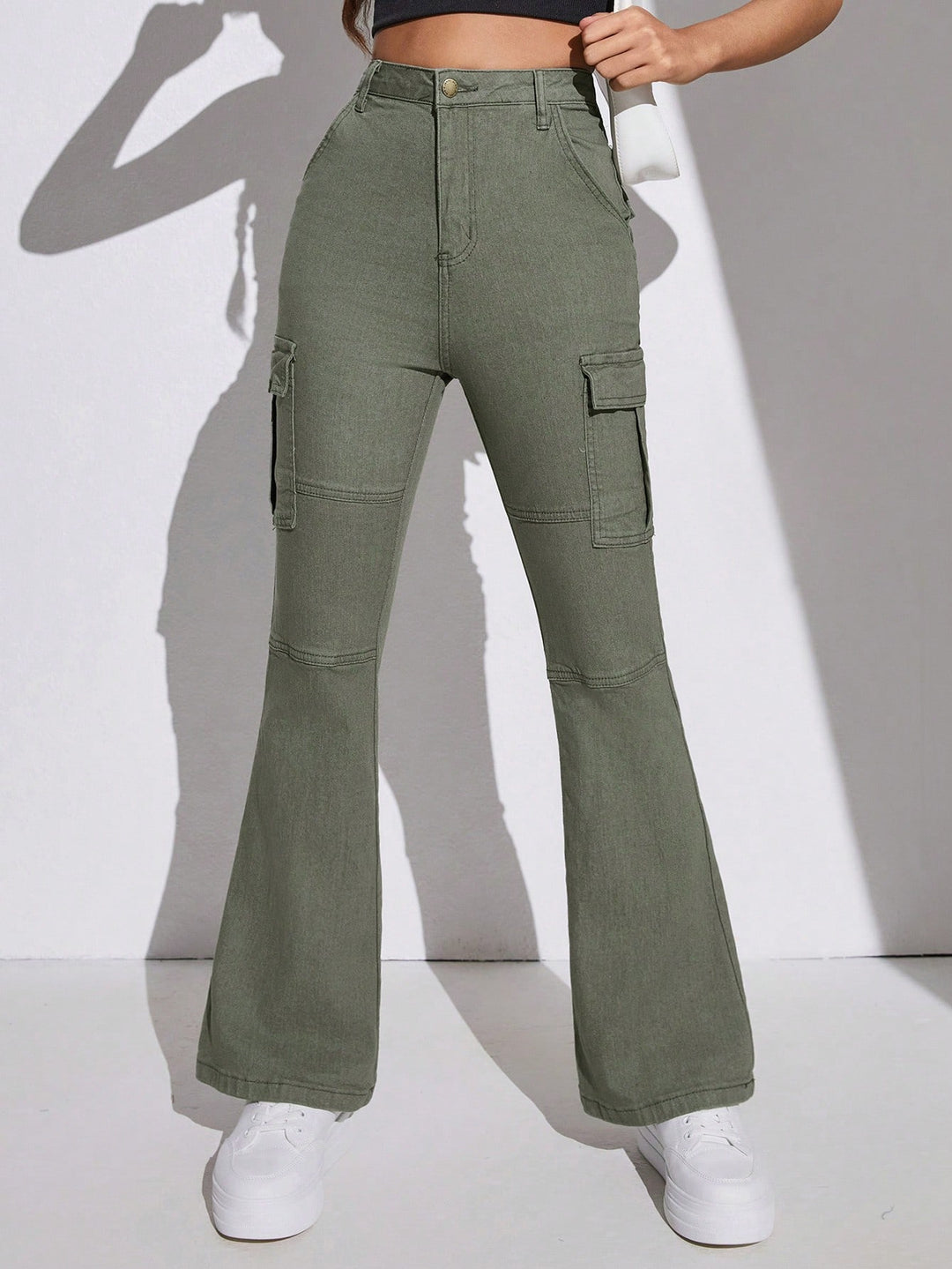Jeans SHEIN, kaki
