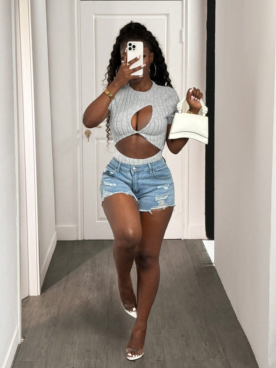 Body SHEIN, szürke