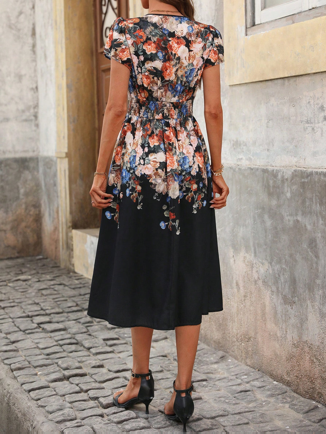 Rochie midi SHEIN, mix culori