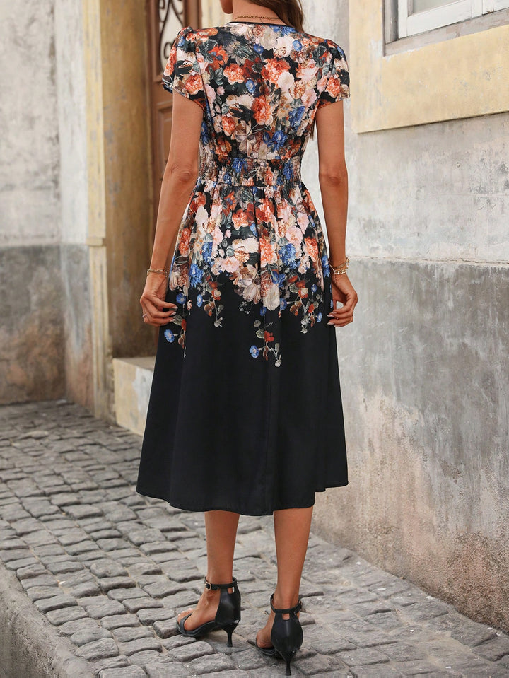 Rochie midi SHEIN, mix culori