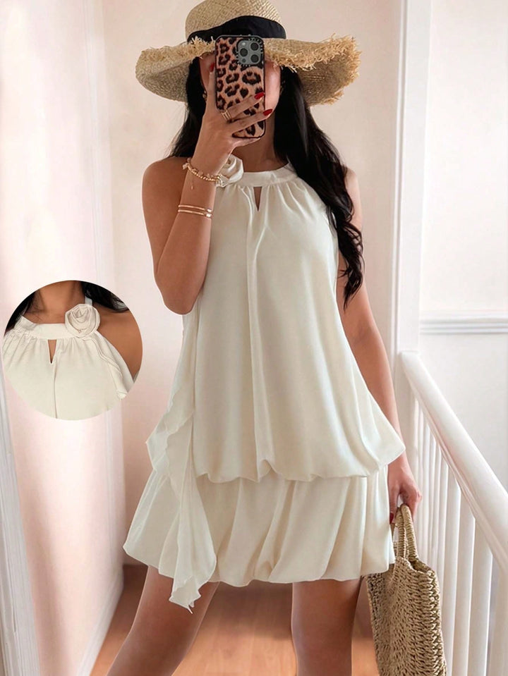 Rochie mini SHEIN, bej