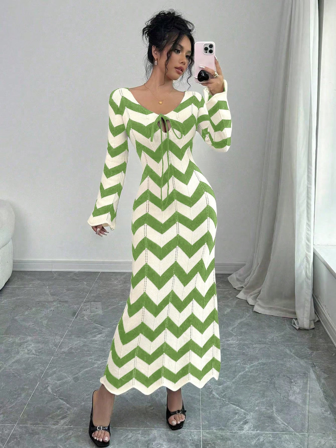 Rochie SHEIN, verde