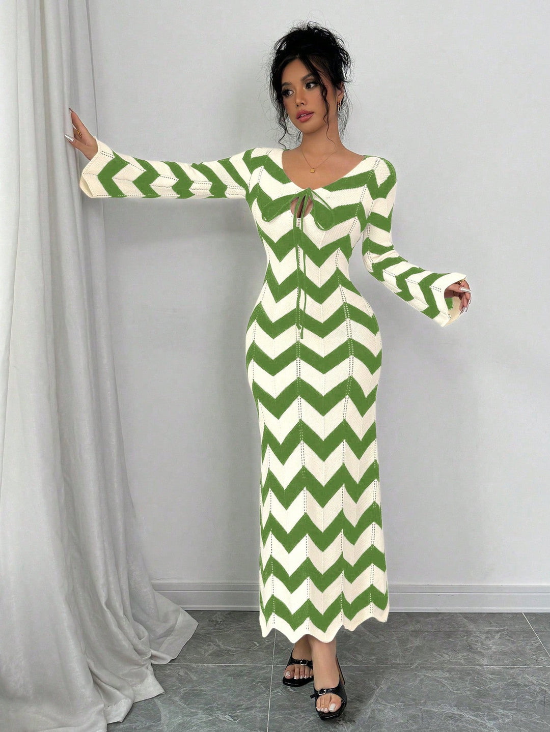 Rochie SHEIN, verde